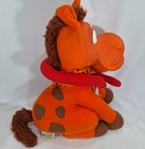 Pelúcia Cocoricó Alípio Cavalo Multibrink 35cm Completo Laranja (Usado)