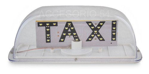 Torreta Taxi Blanco