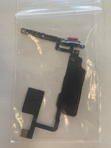 Imagen 3 de 4 de Flex Boton Silencio iPhone 11 Rojo A2111 A2223 A2221