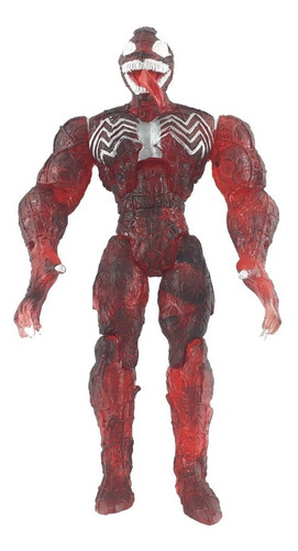 Figura Muñeco Juguete Spiderman Carnage Rojo Desarmable 14cm