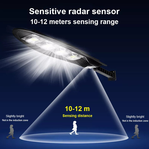 Nuevo Kit 1 Foco Reflector Solar 800w Poste Control Ip65