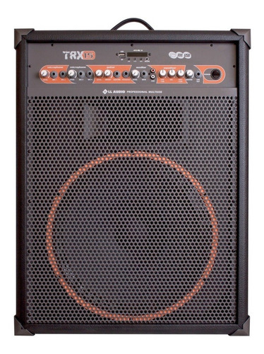 Caixa de som LL Audio TRX 12 com bluetooth preta 127V/220V
