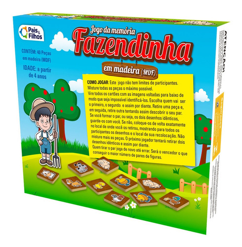 Jogo Da Memoria Em Madeira + Quebra Cabeça A Bela E A Fera