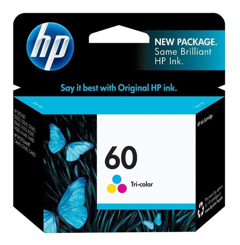 Cartucho Tinta Hp 60 Color Cc643wl Original