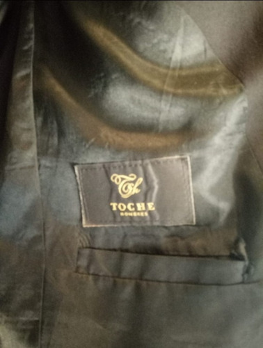 Traje De Vestir. Hombre. Marca Toche Super 100. Negro (Usado)