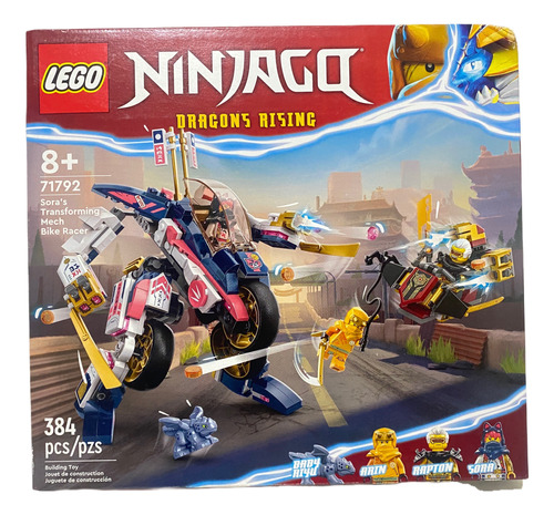 Lego Ninjago Sora´s Moto Transformable 384 Pcs Mod 71792