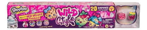 Shopkins Wild Style Mega Pack 20 Figuras Stickers 56703 Edu