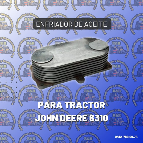 Enfriador De Aceite Para Tractor John Deere 6310