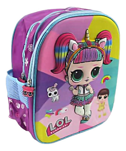 Maleta Morral Pequeño Unicornio Espalda Lol 3d