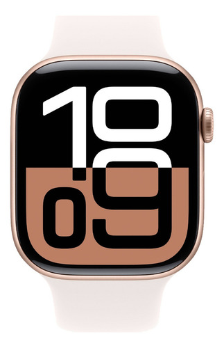 Apple Watch Series 10 46mm (mwwu3) Aluminio Rosa M/l Rosa Correa Rosa Pálido Diseño De La Correa Milanese