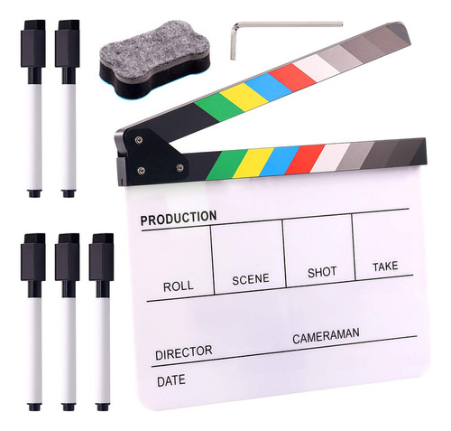 Claqueta Para Cine Swpeet Kit De Tablillas Para Directores D