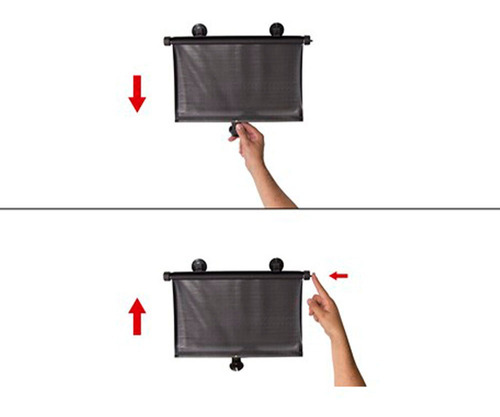 Parasol Ventanilla Cortina Retractil Juego Universal Vexo