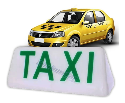 Luminoso Para Teto De Taxi Com Base De 2 Íman C Soquete