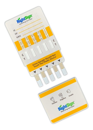 Teste Rápido Toxicológico 7 Drogas Multidrogas Autoteste C/1