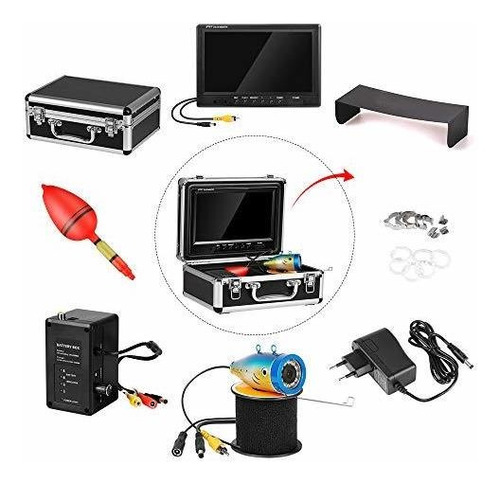 Camara Portatil Pesca Subacuatica Mejorada Impermeable 7