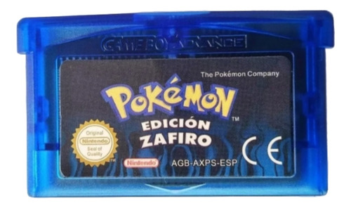 Pokemon Zafiro Azul Compatible Con Gameboy Advance En Españo