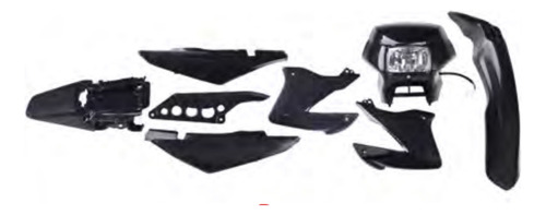 Premium Kit Cachas Honda 125 Nxr Bros Skua 150 Nsu Negro 8