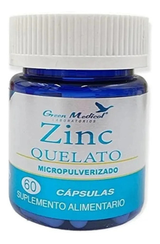 Zinc Quelato Micropulverizado 60 Capsulas. Agronewen