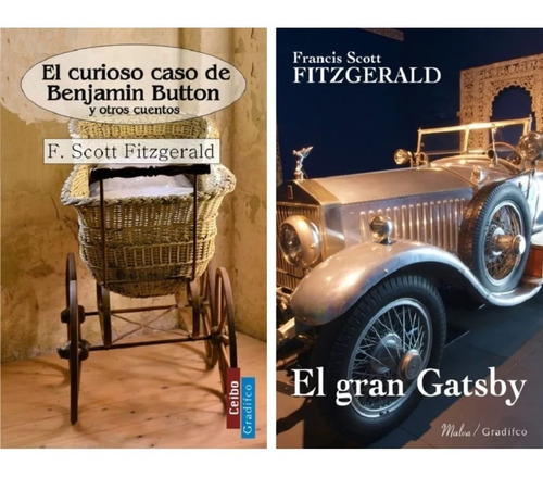 Lote X 2 Libros - Fitzgerald - Gran Gatsby + Benjamin Button