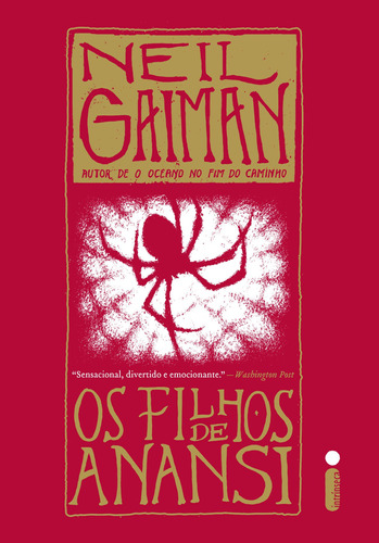 Os filhos de Anansi, de Gaiman, Neil. Editora Intrínseca Ltda., capa mole em português, 2015