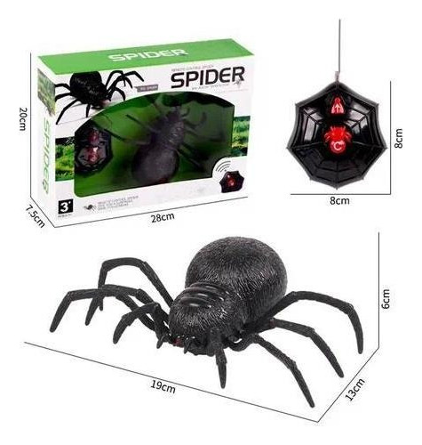 Juguete Control Remoto Spider Scary Wolf Spider Real Robots