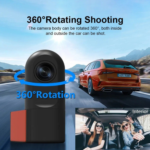 Cámara Auto 1080p Wifi: Dash Cam Con Visión Nocturna Y Dvr