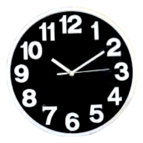 Reloj Pared Doble Capa Madera Calada 20cm Decotronica
