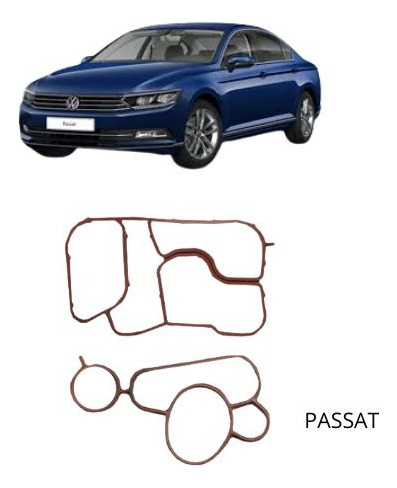Kit Junta Resfriador Radiador Oleojetta Passat Golf A1 A3 A5