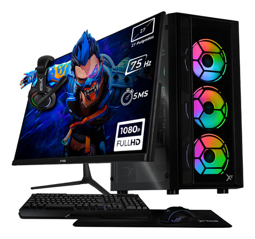 Xtreme Pc Radeon 760m Ryzen 5 16gb Ddr5 1tb Monitor 27 Wifi