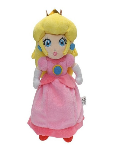 Peluche Nintendo Princesa Peach Super Mario Bros 25 Cm
