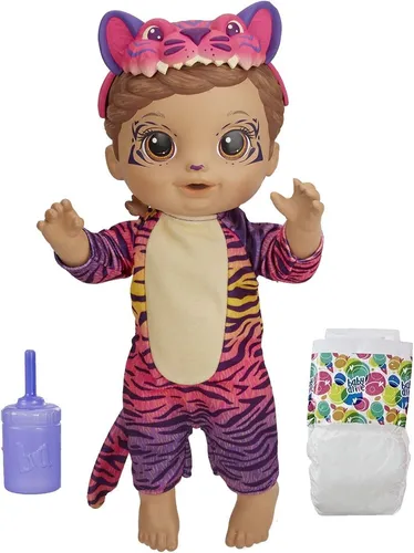 Bebidas E Acess rios Baby Alive Rainbow Wildcats Doll Tiger