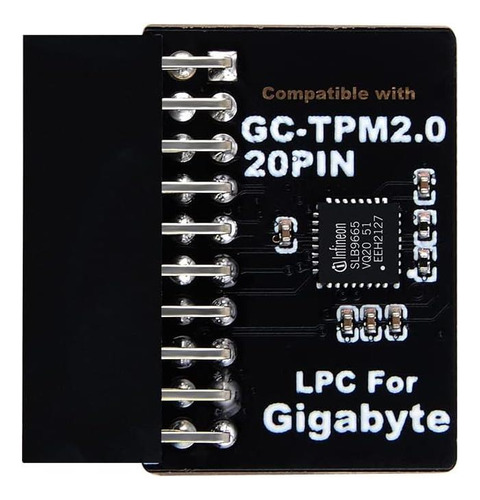 Módulo Newhail Tpm2.0 Lpc 20pin Módulo Con Infineon Slb9665