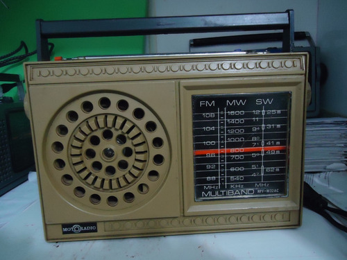 Radio Portatil Motoradio Funcionando