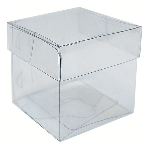 150 Caja Transparente 6x6x6 Cm C/ Tapa Transparente Mod 1779