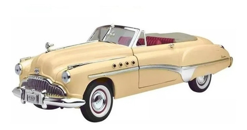 Buick Roadmaster 1949 Rain Man Escala 1:18 Motor Max Crema