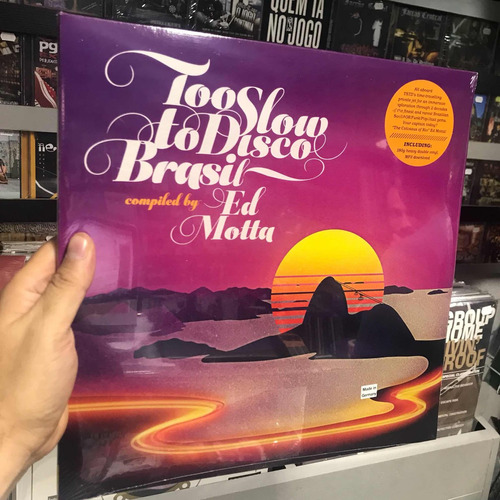 Lp Ed Motta - Too Slow To Disco Brasil Compiled By Ed Motta