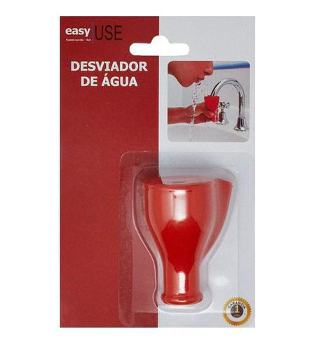Desviador De Água Para Torneira Vermelho- Easy Use