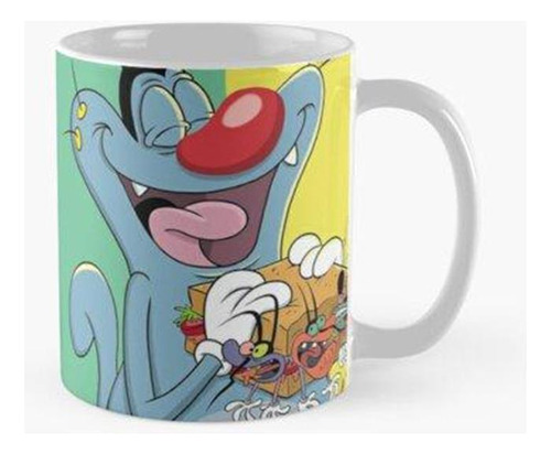 Taza Twoog Oggy Y El Logo Infantil 2020 Calidad Premium