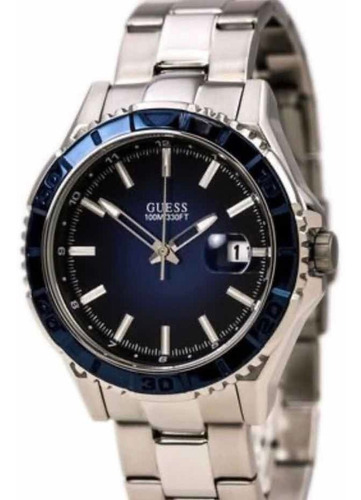 Relógio Guess Inox Blue Ceramic Original