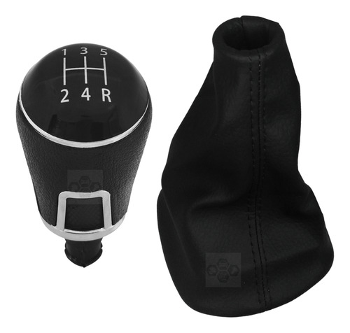 Kit Manopla Bola Coifa Câmbio Marcha Gol Saveir G4 2007/2014