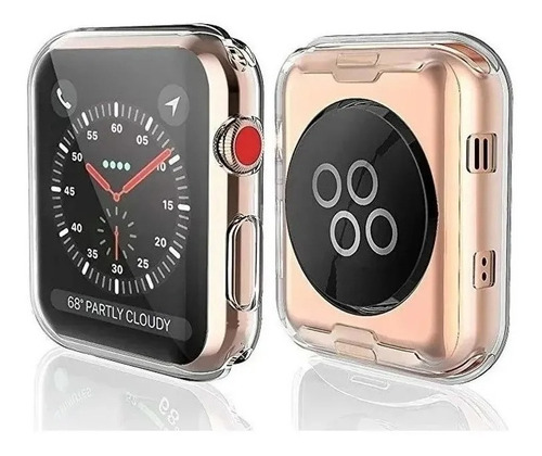 Imagen 1 de 10 de  Protector Tpu Flexible Compatible Apple Watch Todos Modelos