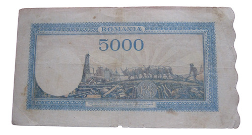 Rumania 5000 Lei 1944 (Usado)