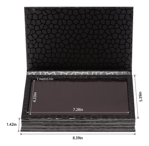 Allwon Paleta Magnética En Forma De Libro De 4 Capas, Caja D