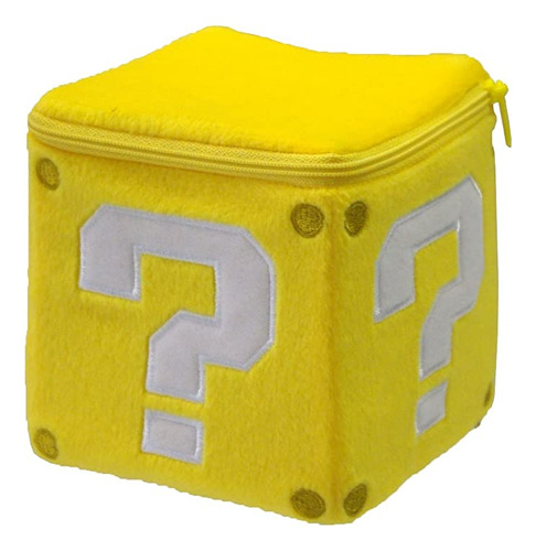 Juguete Plush Little Buddy, Oficial Super Mario Coin Box, 5.