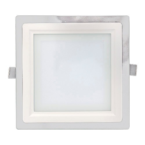 Embutido De Led Quadrado Com Vidro 15w   