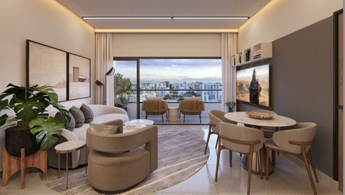 Apartamento En Venta En Naco, 1 Habitación