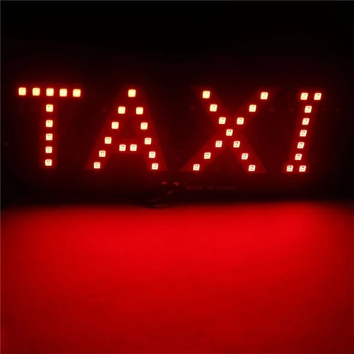 Letrero Luminoso 58 Led Auto Taxi Libre 12v - Iluminación P