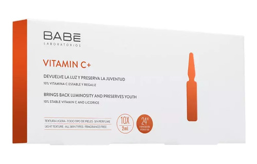 Babé Babe Ampollas Vitamina C 10und