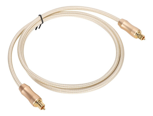 Cable De Audio Digital De Fibra Óptica 5.1 Dorado 