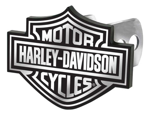 Harley-davidson Auto Enganche Enchufe Blanco Y Negro Ba...